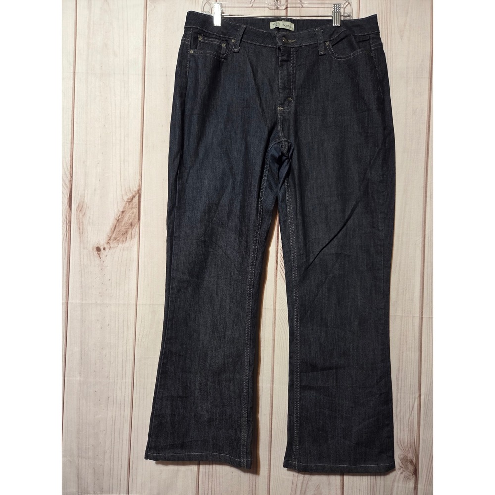 Riders by Lee Womens Bootcut Jeans Indigo Blue Stretch Denim 14L Rodeo